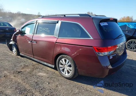 2015 Honda Odyssey Ex-L z USA, uszkodzony, nr VIN 5FNRL5H62FB100924